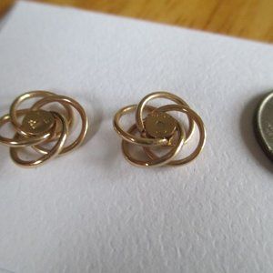 14k gold. jacket earrings Stamped 14k Narco read
